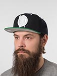Бейсболка MITCHELL NESS арт. HS11183-BCEBLCK Boston Celtics NBA (черный / зеленый)